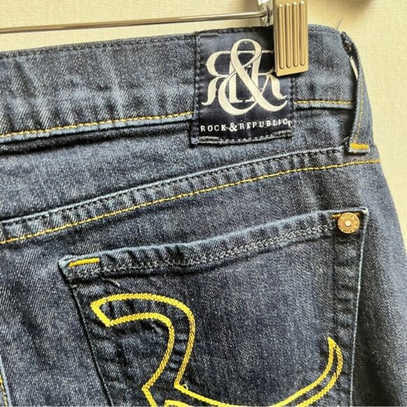 Rock & Republic skinny slim fit denim jeans Sz 28 - Picture 6 of 12
